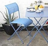 Review The Urban Garden  / blue dune folding garden chair (