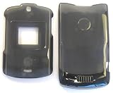 For Motorola Razr V3/ V3C Crystal Clip Shell Protective Hard Case Cover - Crystal Smoke