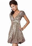 Jovani 158706, Sequin Bubble Skirt Dress