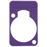 Neutrik XLR Violet DSS7 Plate lettrage de couleur. Polybag Image du produit