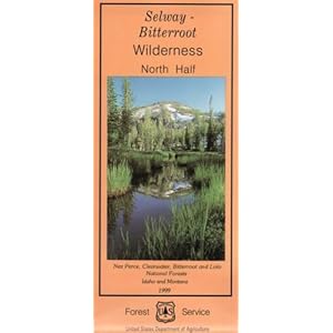 Selway Bitterroot Wilderness Area Map (North Half) - Waterproof