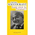 Avez-vous lu Polanyi ?