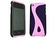 iPhone 3G/3GS Black & Pink Hard Case River
