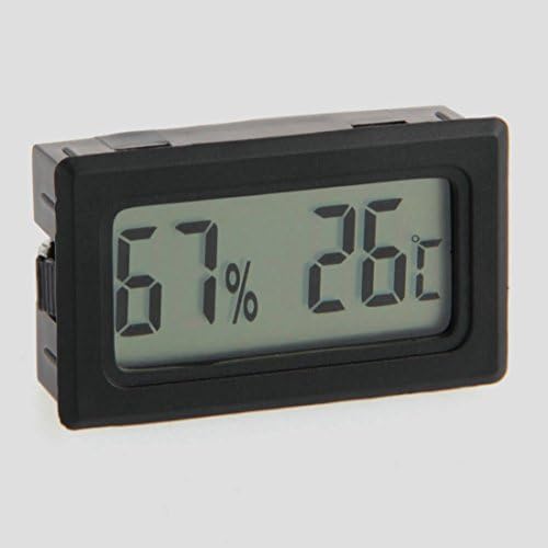 Jonkey Digital Temperature Thermometer Hygrometer Humidity Meter Vivarium Tank Reptile Supplies
