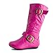 Girls Faux Leather Zipper Closure Boots (Toddler/Little Kid)