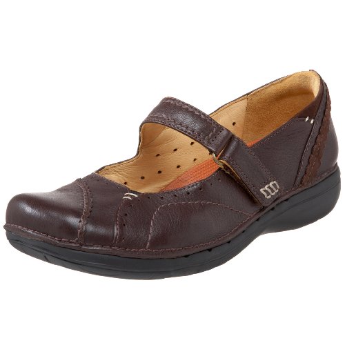 Clarks Unstructured Women's Un.Parody Mary Jane,Brown,8 M US
