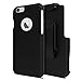 Seidio SURFACE Reveal Case & Belt-Clip Holster for iPhone 6 ONLY [Slim Protection] - Retail Packaging - Black