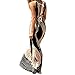TrendsGal Women's Bohemian Sleeveless Cut Out Printed Maxi Beach Dress(Black L)