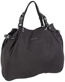 Strenesse Blue LARGE HAND BAG 670206 69514 Damen Schultertaschen, Schwarz (Schwarz 990), 48x37x7 cm (B x H x T)