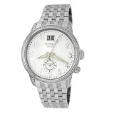 Roberto Bianci Mens Diamond Dual-Time Zone Date Watch #1856DIA_WHT by Roberto Bianci