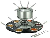 EDELSTAHL Fondueset Fondue Set Fleischfondue 23 Teile