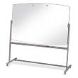 Reversible Mobile Presentation Easel, Dry-Erase, 72 x 48, White/Neutral