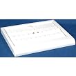 20 Pair Earring White Leather Jewelry Showcase Display