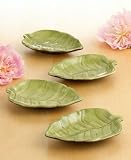 Laurie Gates Tribeca Leaf Dip Bowl, Set of 4