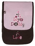 Frenchie Mini Couture Burp Cloth Set, 2 pack, Girl 