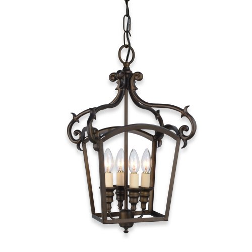 Royce Lighting RC2195/4HALLORB Stalton Four-Light Chandelier Oil Rubbed Bronze