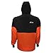 Grundens Gage Ragnar Softshell Fleece PVC Pullover size XL, Black and Orange