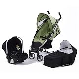 Petite Star Zia4 3-in-1 Stroller Travel System (Lime)