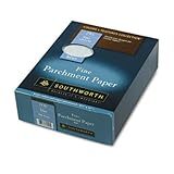 Southworth 964C Colors+Textures Collection Parchment Paper, 8-1/2x11, Blue, 24-lb., 500/box