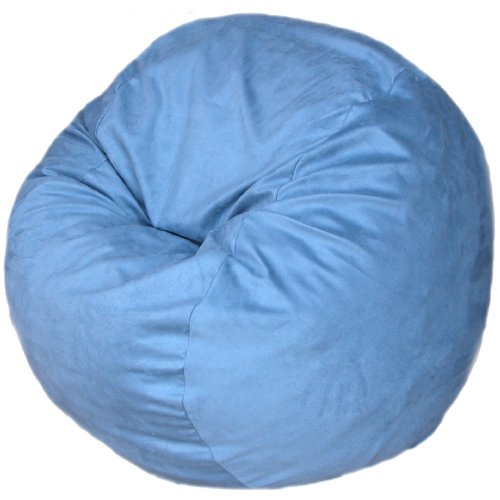3-feet Sky Blue Cozy Sac Foof Bean Bag Chair Love Seat