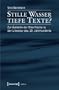 Stille Wasser - tiefe Texte?: Zur �sthetik der Oberfl�che in der Literatur des 19. Jahrhunderts