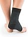Neo-G Airflow Ankle Compression Sleeve - Sports, Daily Wear - Compression Ankle Brace, Tendonitis Support, Compression Ankle Support for Weak Ankles and Joint Pain - Airflow - S - Black