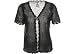 Plus Sag Harbor Floral Gables Crochet Sweater Shrug