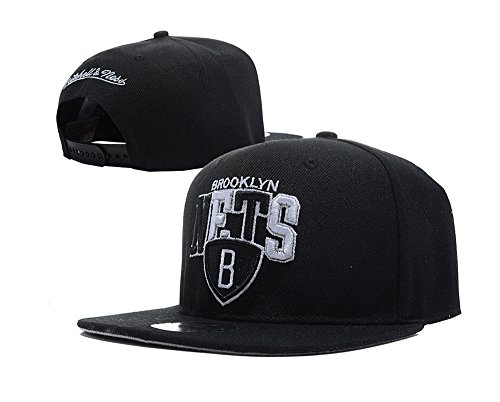 Bego NBA Adjustable Snapback Baseball Cap Flat Brim Flex Fit Hat Brooklyn Nets