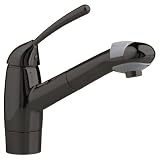 American Standard 4137.100.068 Culinaire Single-Control Kitchen Faucet with Pull Out Spray and Escutcheon Plate, Blackened Bronze