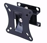 Black Mount World 1066 LCD LED Monitor Swivel Tilt Wall Mount for 15 17 18 19 20 21 22 23 24 VESA 100x100 SONY Samsung Vizio RCA Philips DYNEX Emerson Insignia Toshiba LG Panasonic Element Magnavox SHARP