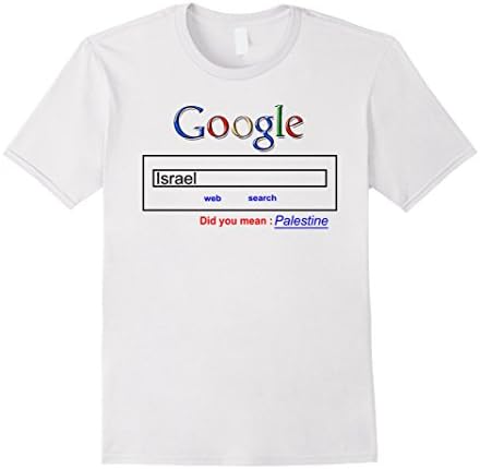 Men's Israel did you mean Palestine Tshirt XL White