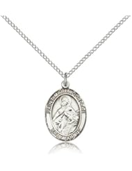 St. Maria Goretti Medal, Sterling Silver, Medium, Dime Size