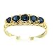 9ct Yellow Gold Ladies Sapphire Eternity Ring Size O Finger Sizes L To Q Available Ideal For Birthday Valentines Anniversary Or Christmas Gift