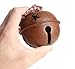 Set of 10 Rusty Metal Jingle Sleigh Bell Ornaments for Crafting, Designing and Decorating