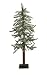 3' Pre-Lit Frosted Alpine Artificial Christmas Tree - Clear Lights
