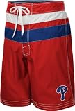 Philadelphia Phillies Red Striped Swim Trunks