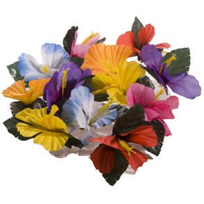 SALE Plastic Hibiscus Table Clips SALE