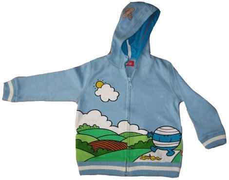 Childrens Toyshop  Toys : Mr Bump Hooded Zip Top (2-3 years)