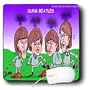 Londons Times Funny Music Cartoons - Dung Beatles - Mouse Pads