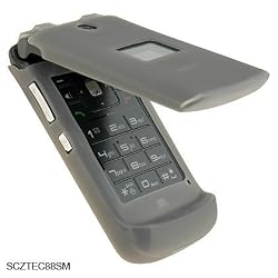 Smoke Silicone Skin Rubber COVER CASE PHONE PROTECTOR for ZTE C88 MetroPCS