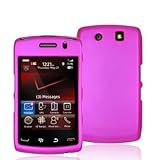 Hot Pink Rubberized Snap-On Hard Skin Case Cover for Blackberry Storm 2 955 ....