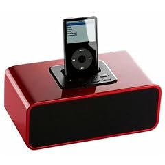 RockridgeSound Elav 4 Lautsprechersystem mit Dockingstation f�r Apple iPod rot