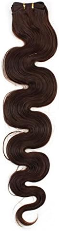 Beauty Wig World 14" 35cm 100g Body Wave Deep Curly 100% Human Hair Extensions Virgin Remy hair weft #4-dark brown