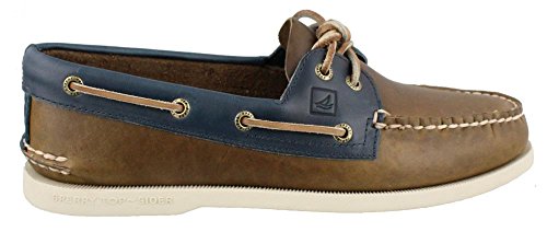 Sperry Top-Sider Men's A/O 2 Eye Cyclone Boat Shoe, Earth/Blue, 8 M US