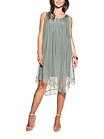 Laura Moretti Vestido Seda (Oliva)