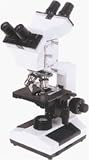 Electronics : GX Microscopes XSZ-N304 Multiviewing Microscope Biological Upright One Binocular Head and Two Monocular Heads, High Power (x40-x1000) Transmitted Illumination