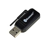 BestDealUSA Black USB Bluetooth Dongle Wireless Adapter with Antenna for Windows7