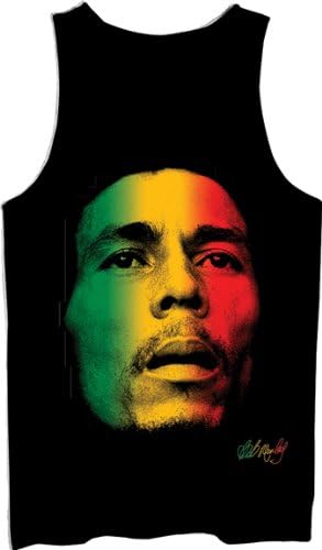 Zion Men's Bob Marley - Rasta Face - Tank