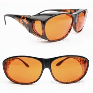 Eschenbach Solar Shields Sun Glasses Small Orange Filter