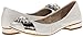 AK Anne Klein Women's Pebble Leather Ballet Flat